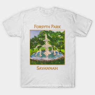 Forsyth Park in Savannah Georgia T-Shirt